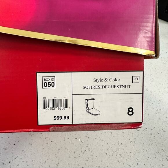 SO® Fireside Chestnut Suede Boots Size 8 - Picture 6 of 8